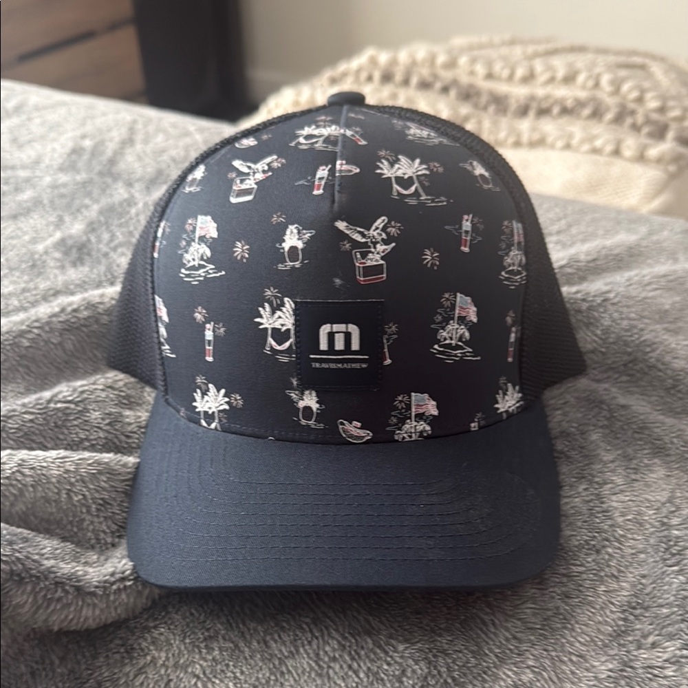 Travis Mathew USA themed hat
